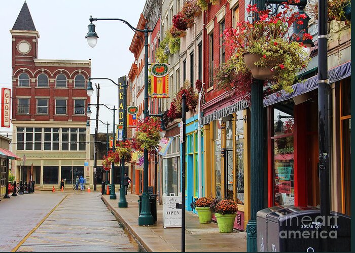 Findlay Market Greeting Card featuring the photograph Findlay Market 0005 by Jack Schultz