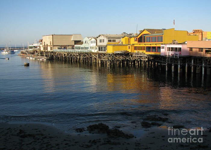California Greeting Card featuring the photograph Fisherman's Wharf by James B Toy