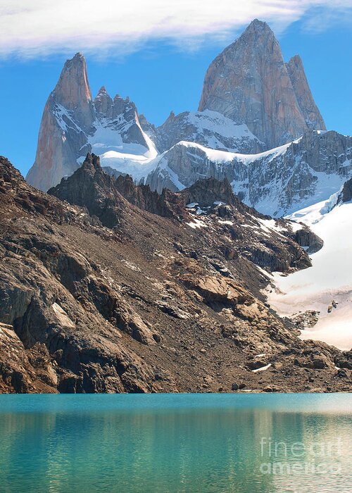 Chile Greeting Card featuring the photograph Fitz Roy in Patagonia by JR Photography