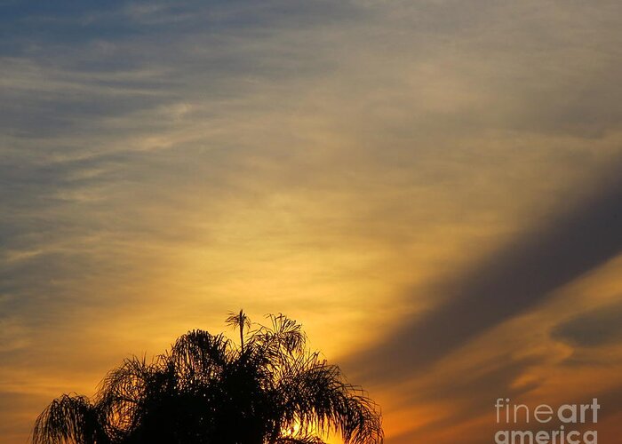 Florida Sunset Lll. Greeting Card featuring the photograph Florida Sunset lll. by Robert Birkenes