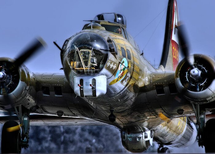 �2013 James David Phenicie Greeting Card featuring the photograph Flying Fortress by James David Phenicie