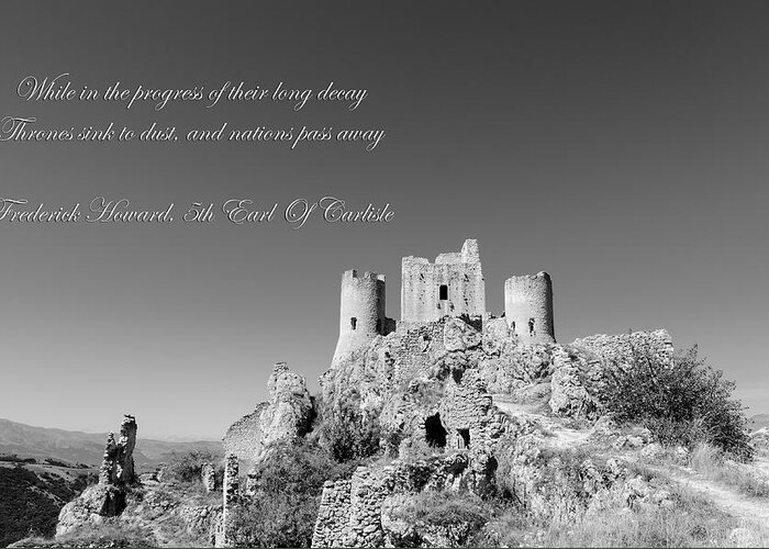 Abruzzo Greeting Card featuring the photograph Forgotten Ages by AM FineArtPrints