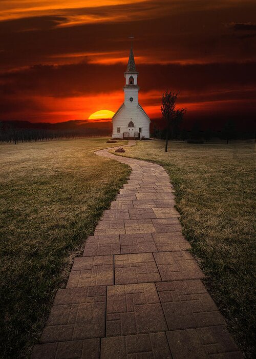 fort Belmont Sunset 2014 Greeting Card featuring the photograph Fort Belmont Sunset 2014 by Aaron J Groen