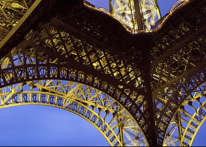 Photography Greeting Card featuring the photograph France, Paris, Eiffel Tower by Panoramic Images
