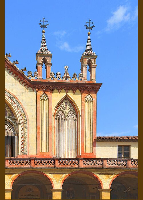 Church Greeting Card featuring the photograph Franciscan Monastery In Nice France by Ben and Raisa Gertsberg