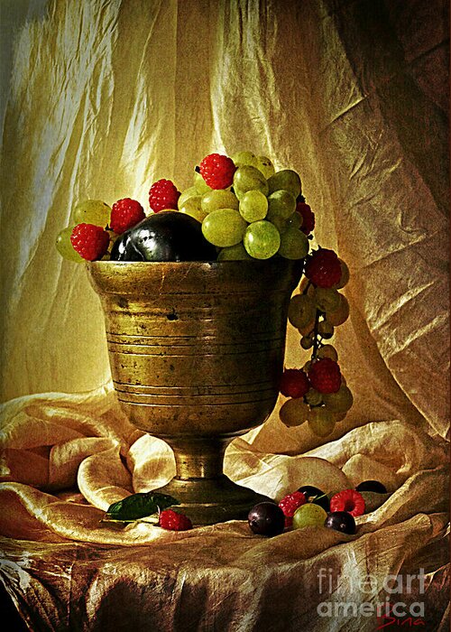 Still Life Greeting Card featuring the photograph Fruits of the spirit by Binka Kirova