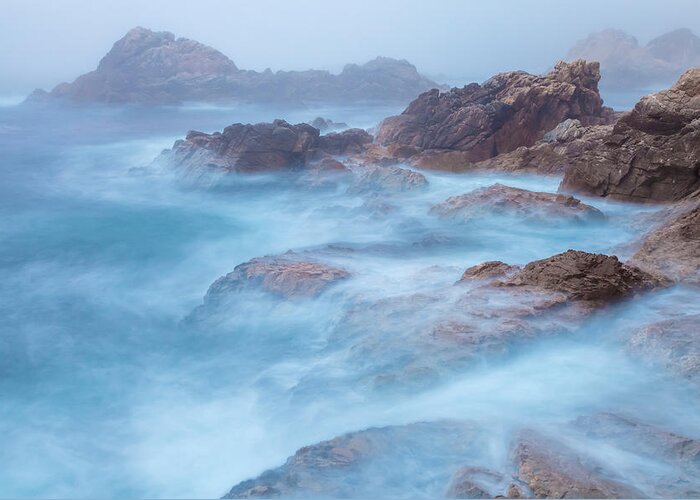 American Landscapes Greeting Card featuring the photograph Furious Sea by Jonathan Nguyen