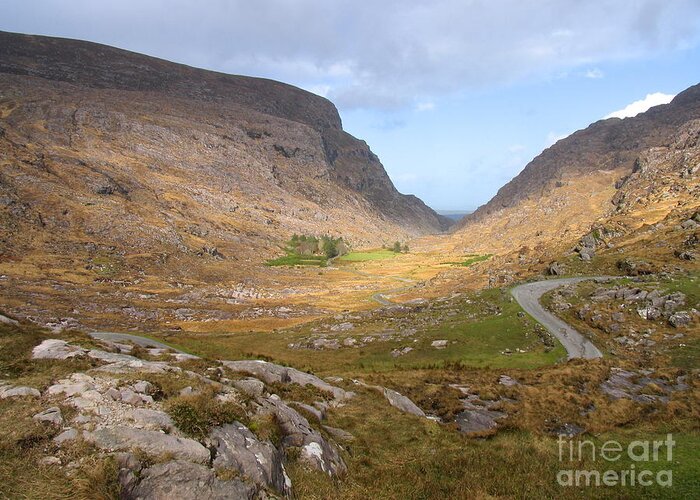 Ireland Gap Of Dunloe County Kerry Greeting Card featuring the photograph Gap of Dunloe by Suzanne Oesterling