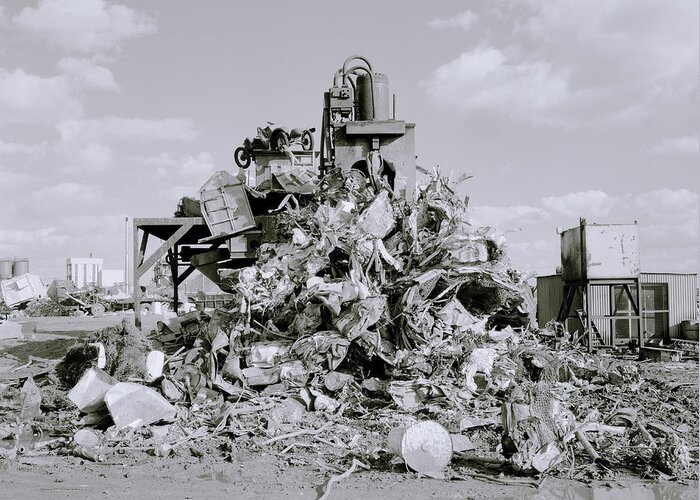 Art Greeting Card featuring the photograph Art Of Garbage by Shaun Higson