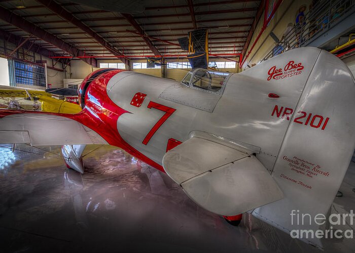 Gee Bee Racer Greeting Card featuring the photograph Gee Bee Super Sportster by Marvin Spates