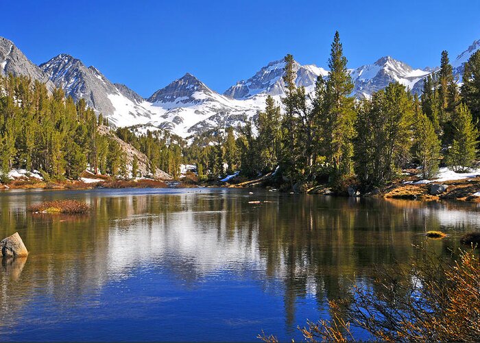 Little Lakes Valley Greeting Card featuring the photograph Gem of the Sierras by Lynn Bauer