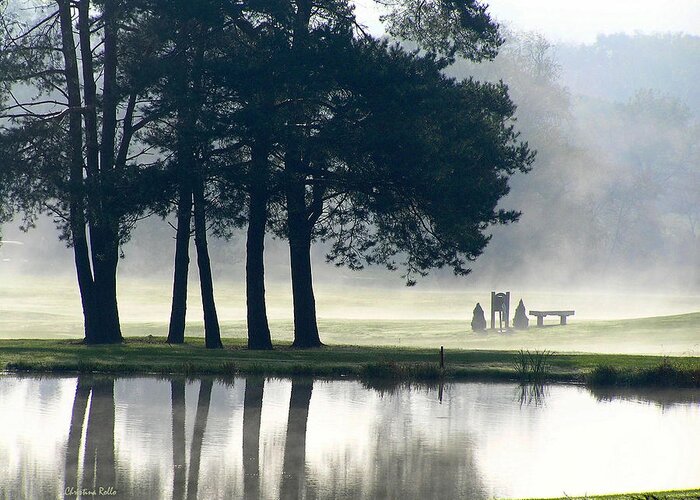 Golf Course Greeting Card featuring the photograph Genegantslet Golf Club by Christina Rollo