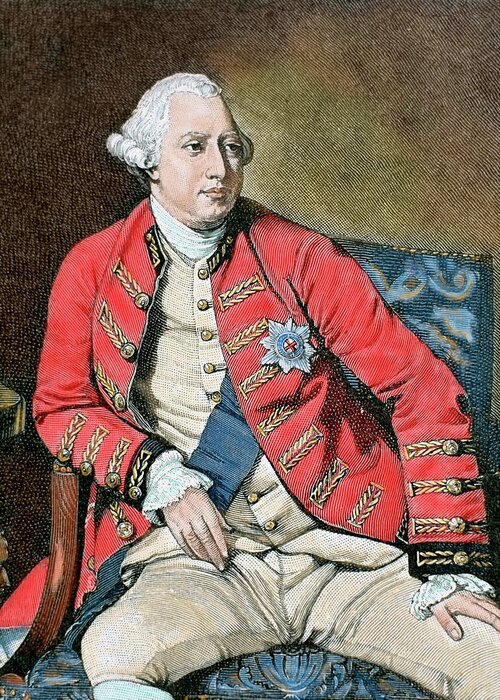 18th Century Greeting Card featuring the photograph George IIi (london, 1738-windsor, 1820 by Prisma Archivo