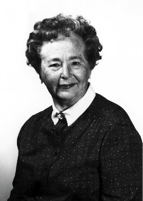 1988 Greeting Card featuring the photograph Gertrude Elion by National Cancer Institute