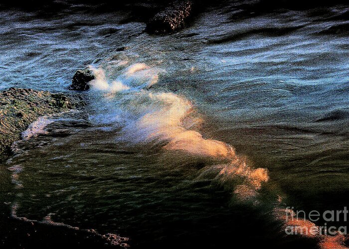 Water Greeting Card featuring the photograph Ghost Maiden of the Sea by Ola Allen