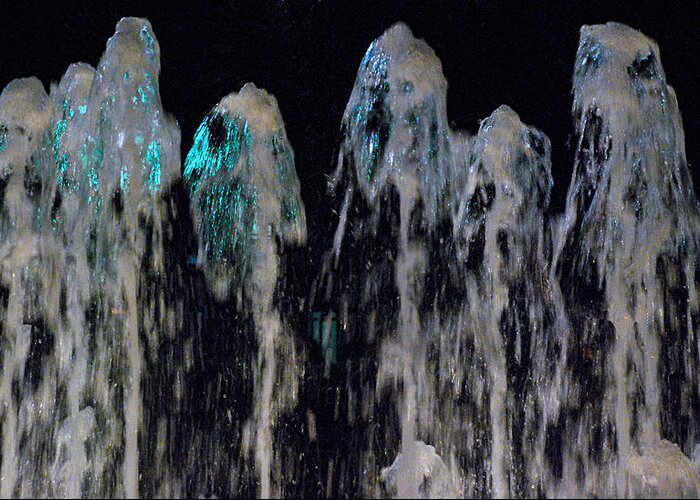 Water Greeting Card featuring the photograph Ghosts Of Parc San Souci by Barry Bohn