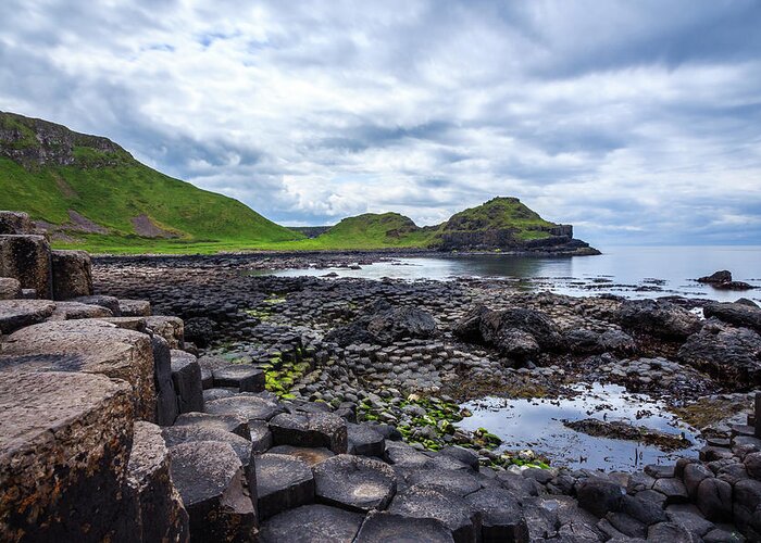 Scenics Greeting Card featuring the photograph Giants Causeway And Causeway Coast, Uk by Maria Swärd