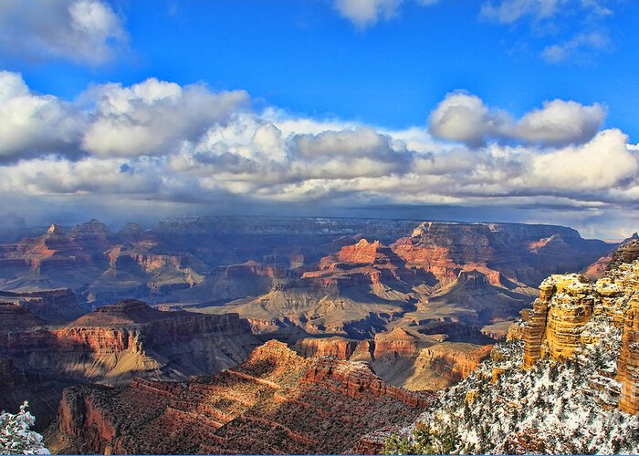 Grand Canyon Greeting Card featuring the photograph Grand Canyon 3996 by Jack Schultz