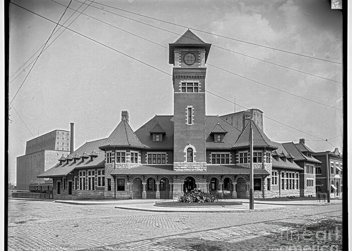 Loc Greeting Card featuring the photograph Grand Trunk Station by Russell Brown