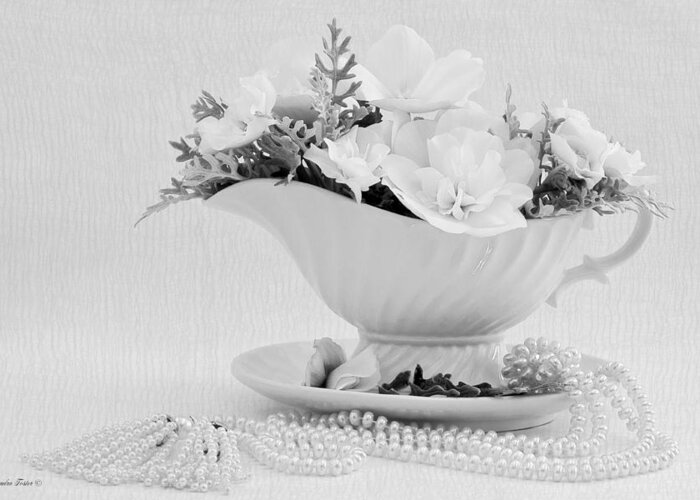 Gravy Boat Art Greeting Card featuring the photograph Gravy Boat Art by Sandra Foster