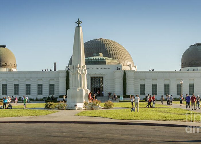 Griffith Park Observatory Greeting Card featuring the photograph Griffith Observatory by Clear Sky Images