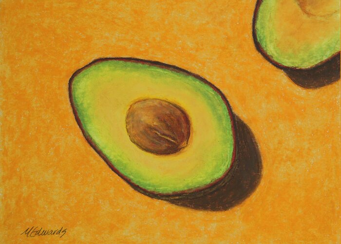 Guacamole Greeting Card featuring the painting Guacamole Time by Marna Edwards Flavell