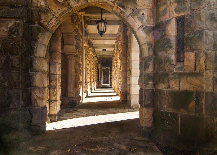 University Of The South Greeting Card featuring the photograph Hallowed Halls by Paula Ponath