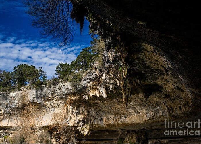 Nature Greeting Card featuring the photograph Hamilton Pool by Will Cardoso