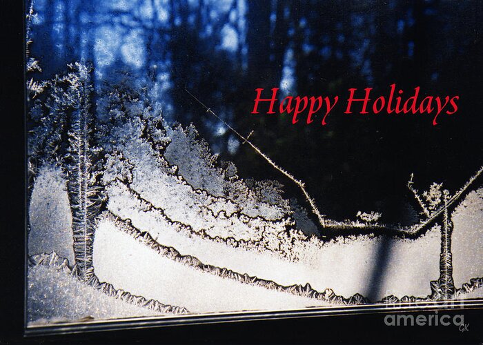 Winter Greeting Card featuring the photograph Happy Holidays Greetingcard by Gerlinde Keating