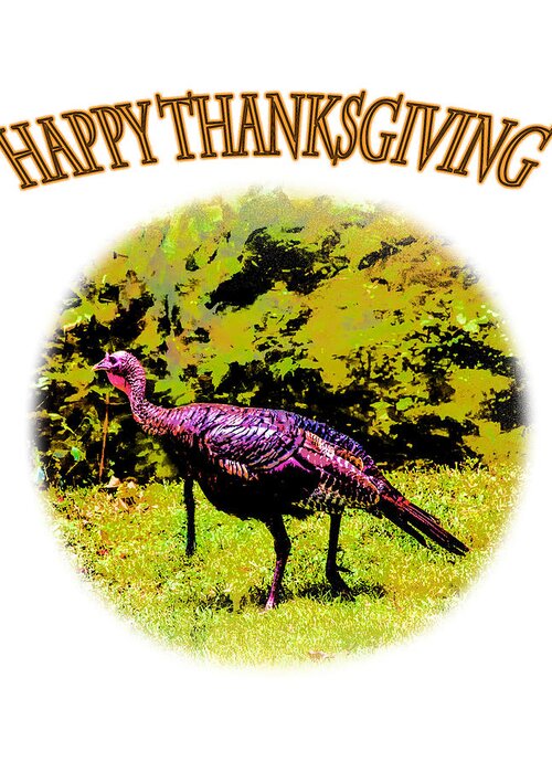 Happy Thanksgiving Greeting Card featuring the photograph Holiday - Greeting - Happy Thanksgiving by Barry Jones