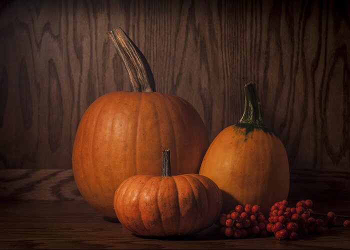 Pumpkin Greeting Card featuring the photograph Harvest Still Life by Wayne Meyer