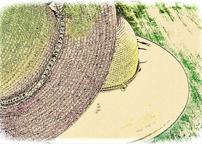 Hat Greeting Card featuring the photograph Hat Day by Pamela Blizzard
