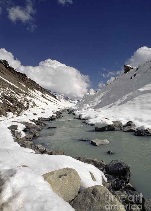 Craig Lovell Greeting Card featuring the photograph Headwaters of Barun Khola - Makalu Base Camp by Craig Lovell
