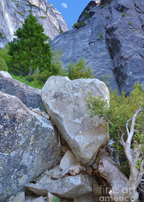 Yosemite National Park Greeting Card featuring the photograph Heart Rock in Yosemite by Debra Thompson