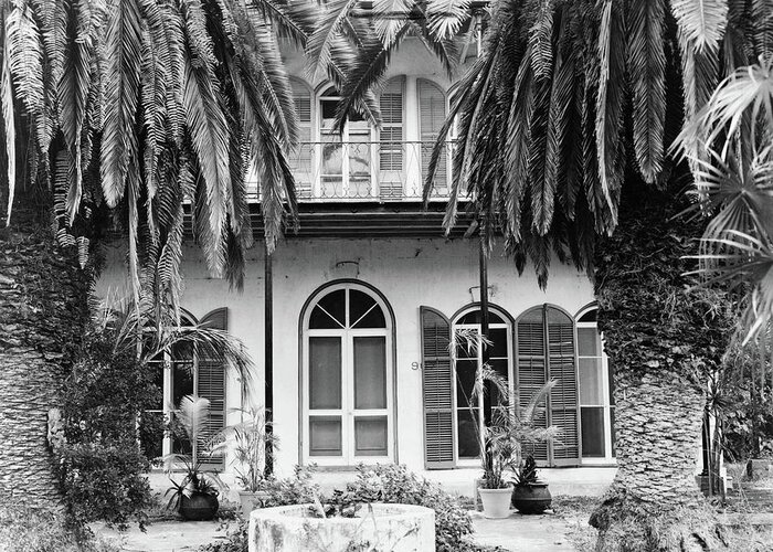 1964 Greeting Card featuring the photograph Hemingway House, 1964 by Granger