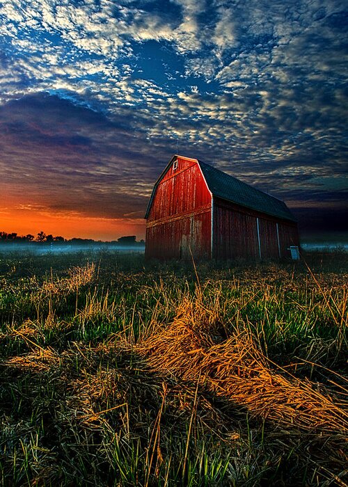Farm Greeting Card featuring the photograph Here Comes the Light by Phil Koch