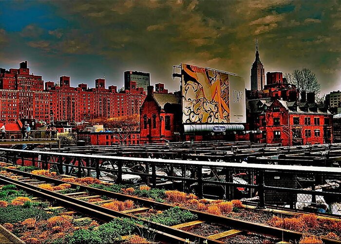 Landscape Greeting Card featuring the photograph Highline Nyc by Joe Burns