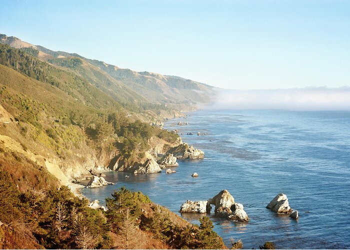 Tranquility Greeting Card featuring the photograph Highway 1 Hugs The Big Sur Coastline by Tracy Packer Photography