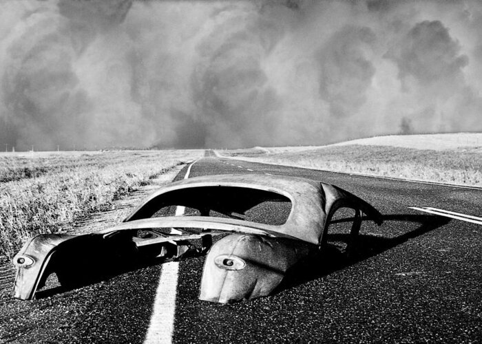 52 Ford Greeting Card featuring the photograph Highways End by Neil Pankler