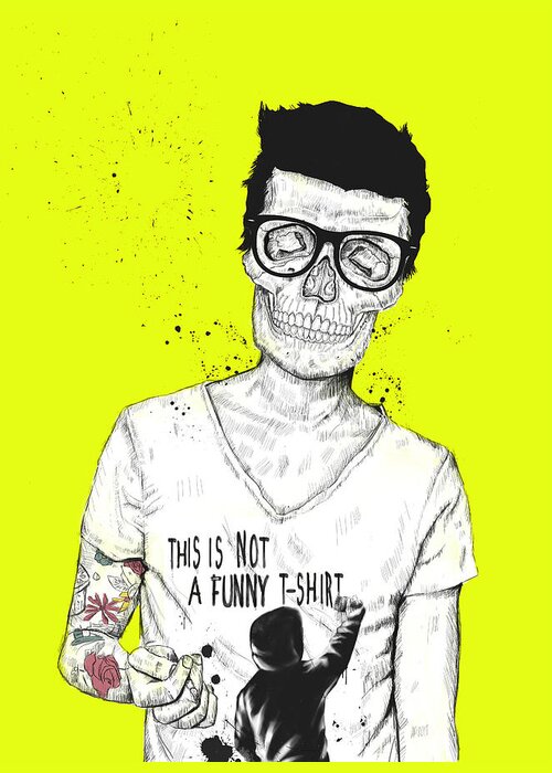 Hipsters Not Dead Greeting Card by Balazs Solti