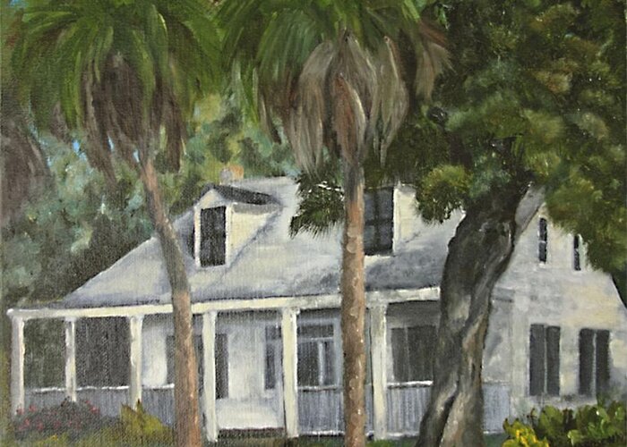 Florida Greeting Card featuring the painting Hoffman House by Susan Richardson