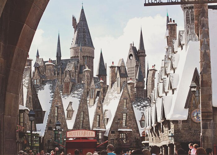 Hogsmeade Greeting Card featuring the photograph Hogsmeade by Jessie Gould