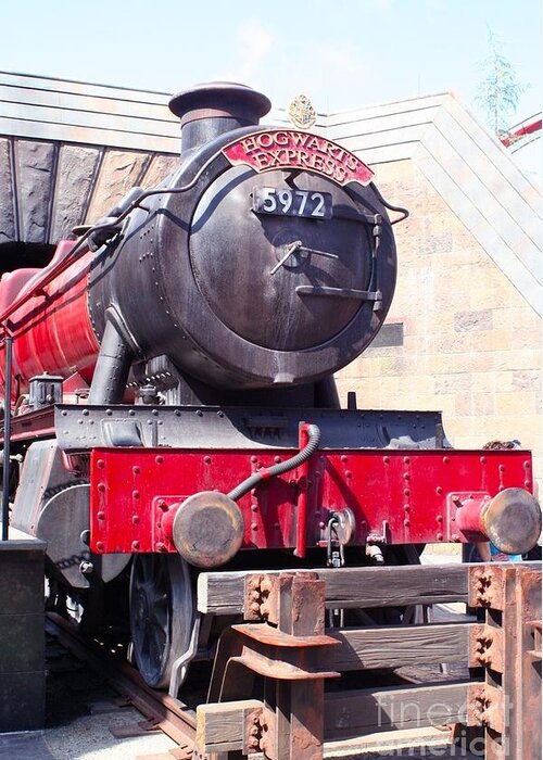 Hogwarts Express Color Greeting Card For Sale By Shelley Overton