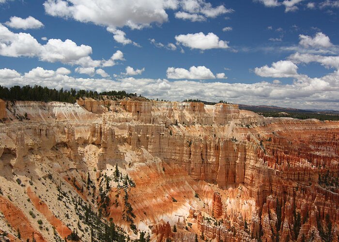 Bryce Greeting Card featuring the photograph Hoodoos at Bryce Canyon by Jean Clark