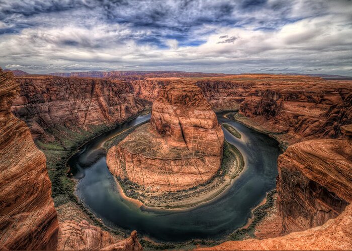 Granger Photography Greeting Card featuring the photograph Horseshoe Bend by Brad Granger