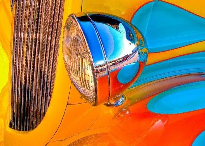 Color Greeting Card featuring the photograph Hot Rod by David Ferguson