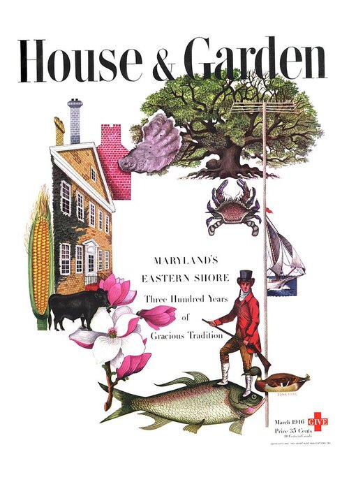 House And Garden Greeting Card featuring the photograph House And Garden Cover by Edna Eicke