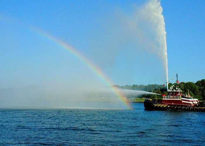 Water Greeting Card featuring the photograph How To Build A Rainbow by Bruce Carpenter