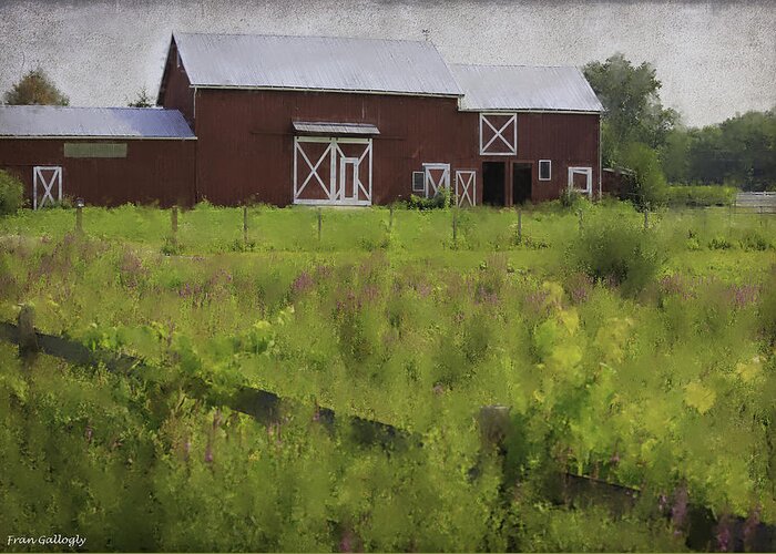 Barn Greeting Card featuring the photograph Hudson Valley Barn by Fran Gallogly