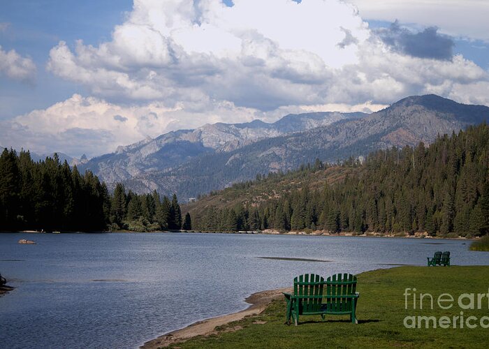 Hume Lake Greeting Card featuring the photograph Hume Lake by Ivete Basso Photography